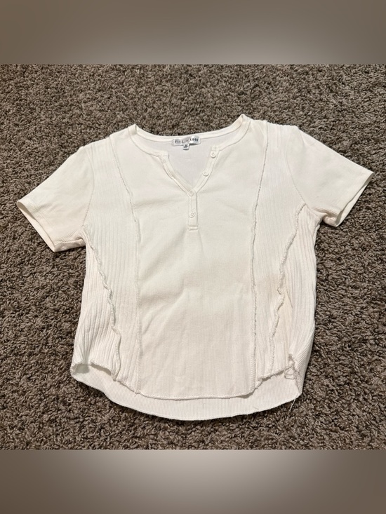 Fitz + Eddi Tops - Fitz + Eddi Short Sleeve Henley Top